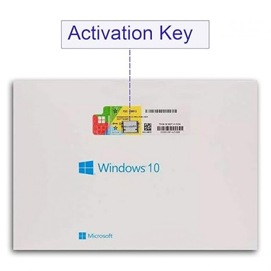 Microsoft Windows 10 Pro 64 Bit English — 1 PC lisenziyası, DSP OEI (FQC‑08929)